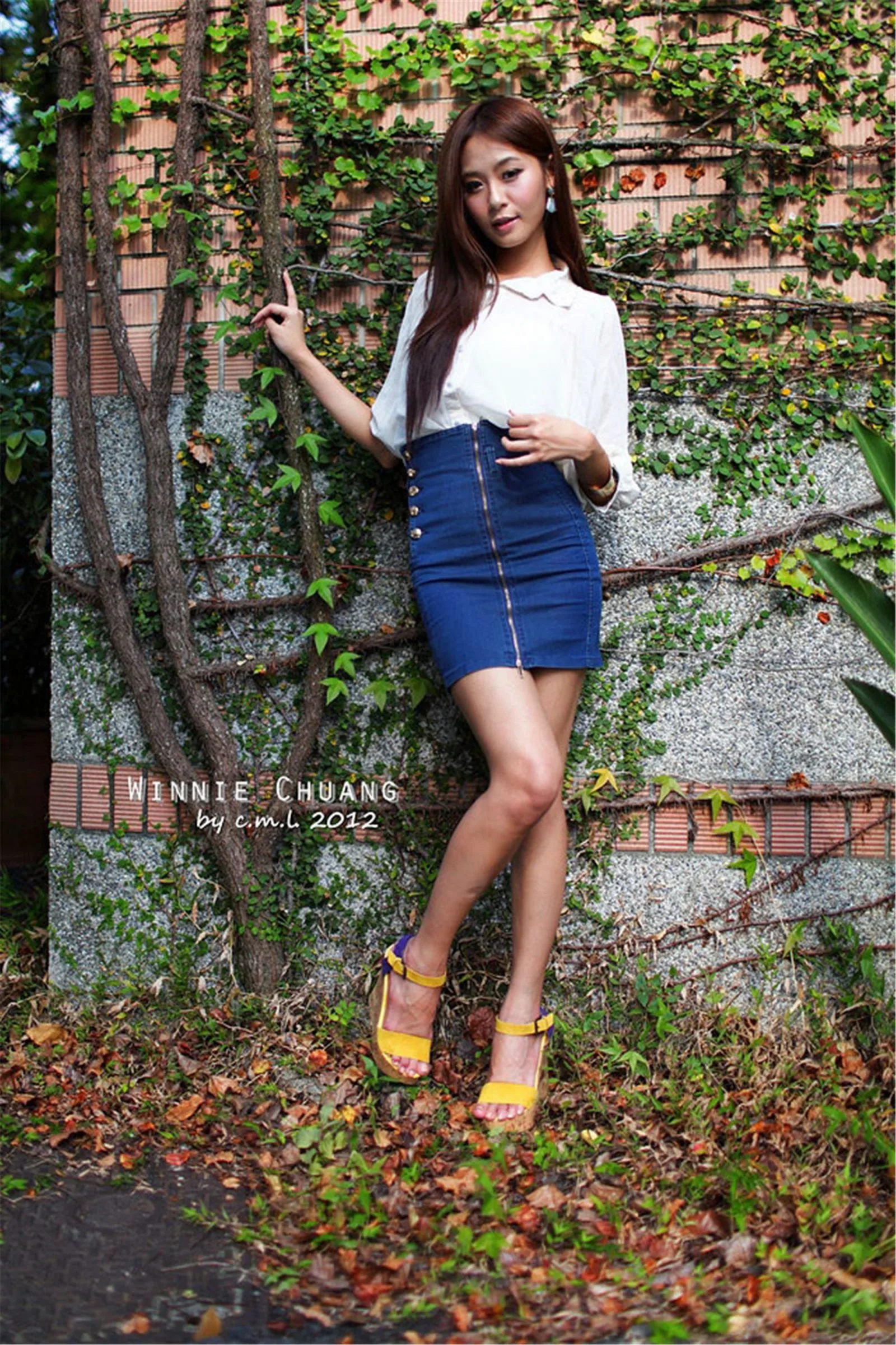 [Tập đặc biệt của Beautyleg] Winnie Xiaoxue - Hình ảnh độ phân giải cao về buổi chụp ảnh ngoại cảnh thanh lịch tại Đại học Quốc gia Đài Loan - 37