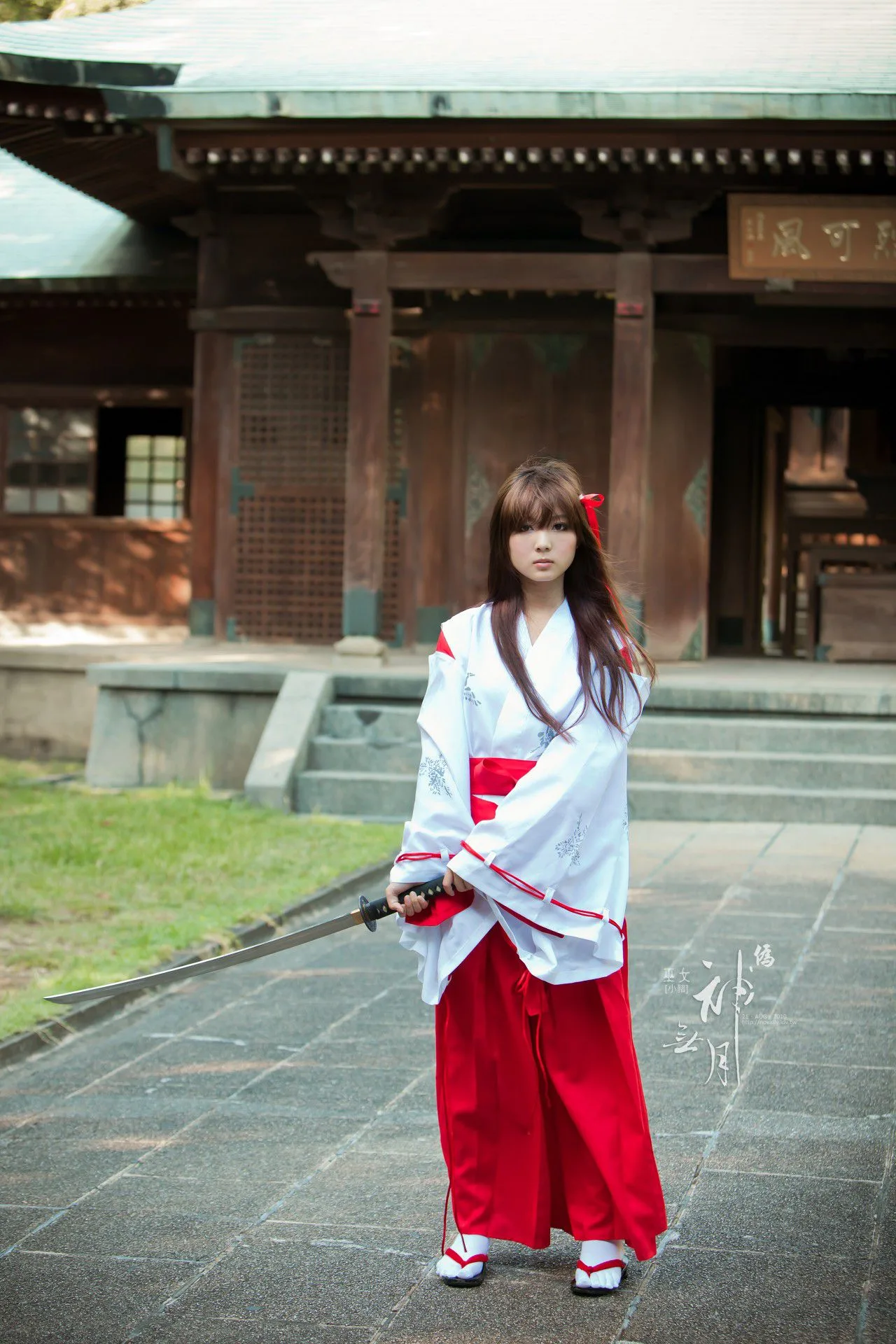 [Vẻ đẹp Đài Loan] Giả. Cosplay Heo Nữ tu đền Kannazuki - Bộ ảnh độ phân giải cao - 47