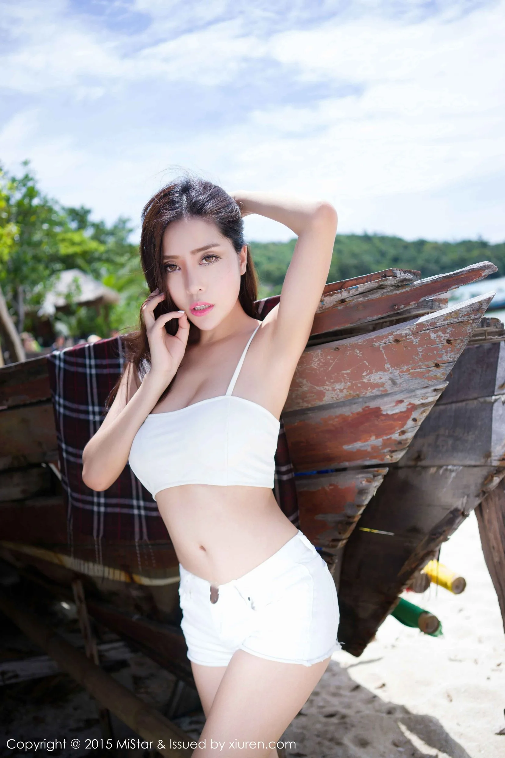 [Câu lạc bộ MiStar Charm]VOL.043 Chen Xin - Bộ ảnh du lịch gợi cảm với áo tắm - 42